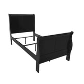 Louis Philippe III Black Twin Bed Model 19510T By ACME Furniture